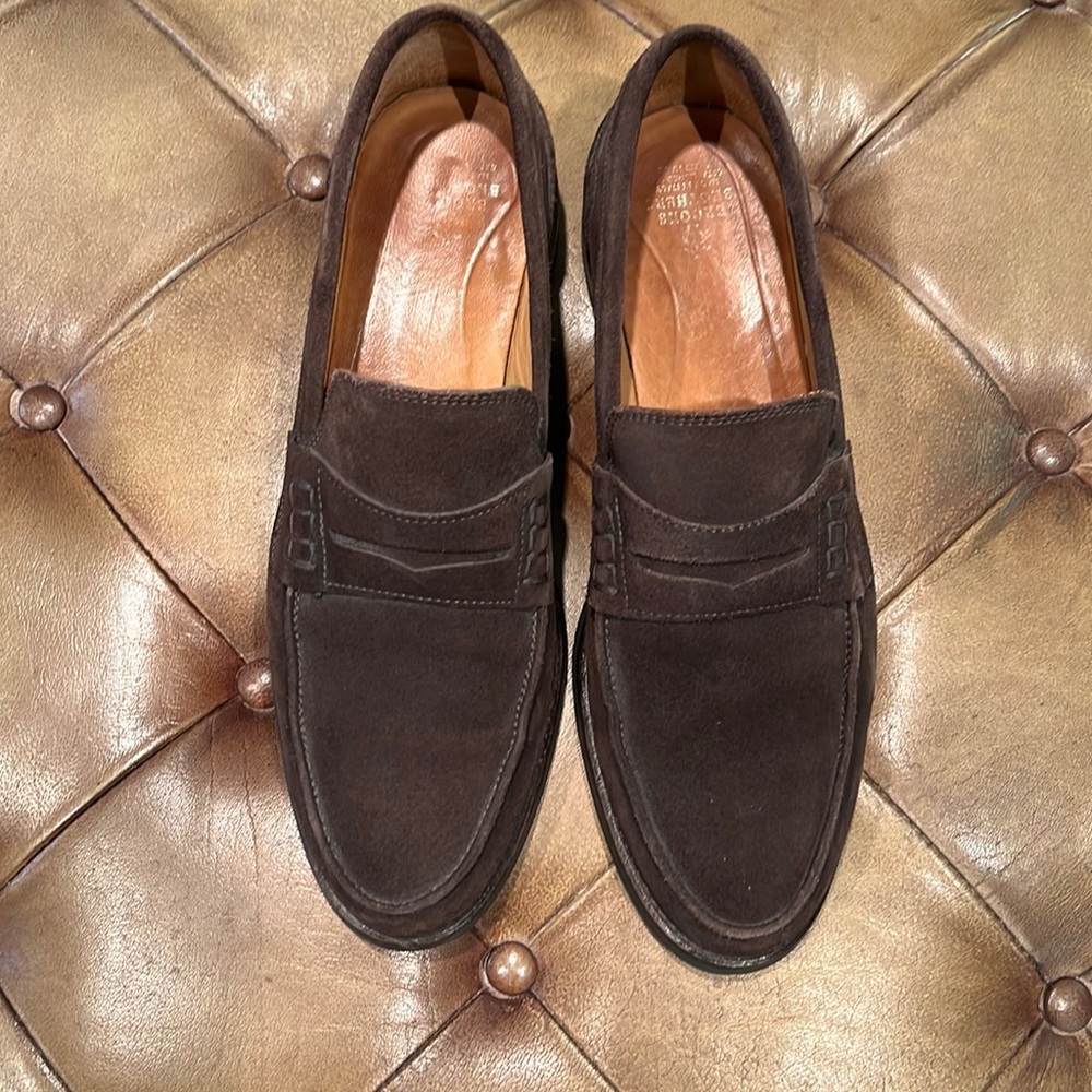 Brooks Brother’s suede loafers
